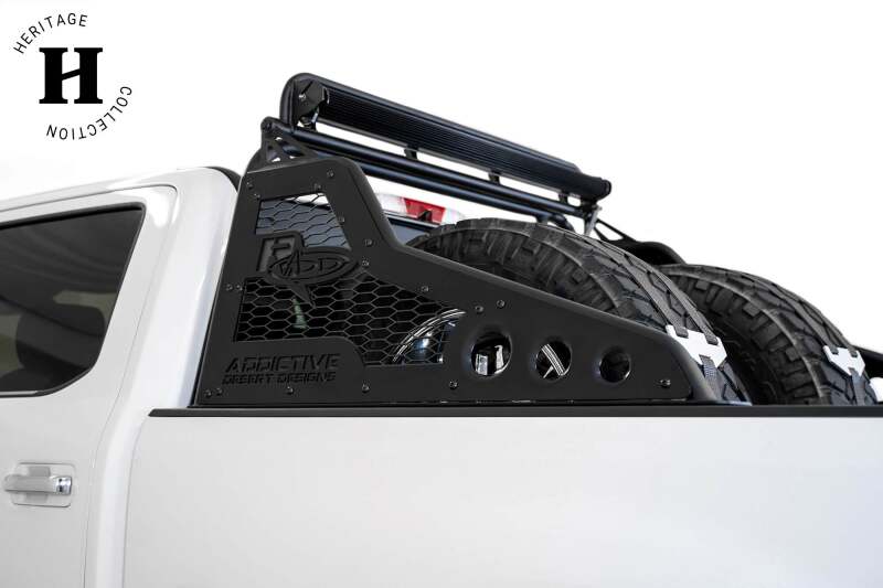 Ford F250 Chase Rack - Addictive Desert Designs - Race Series - Hammer Black - `17-`27